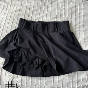 Baleaf Women's Black Mini Skirt with built in shorts and pockets!